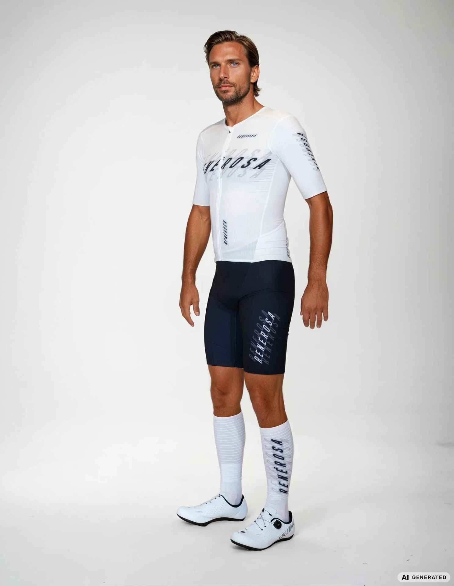 Aero Triathlon Einteiler RRT2777 Revolution / RR NEO White-Black