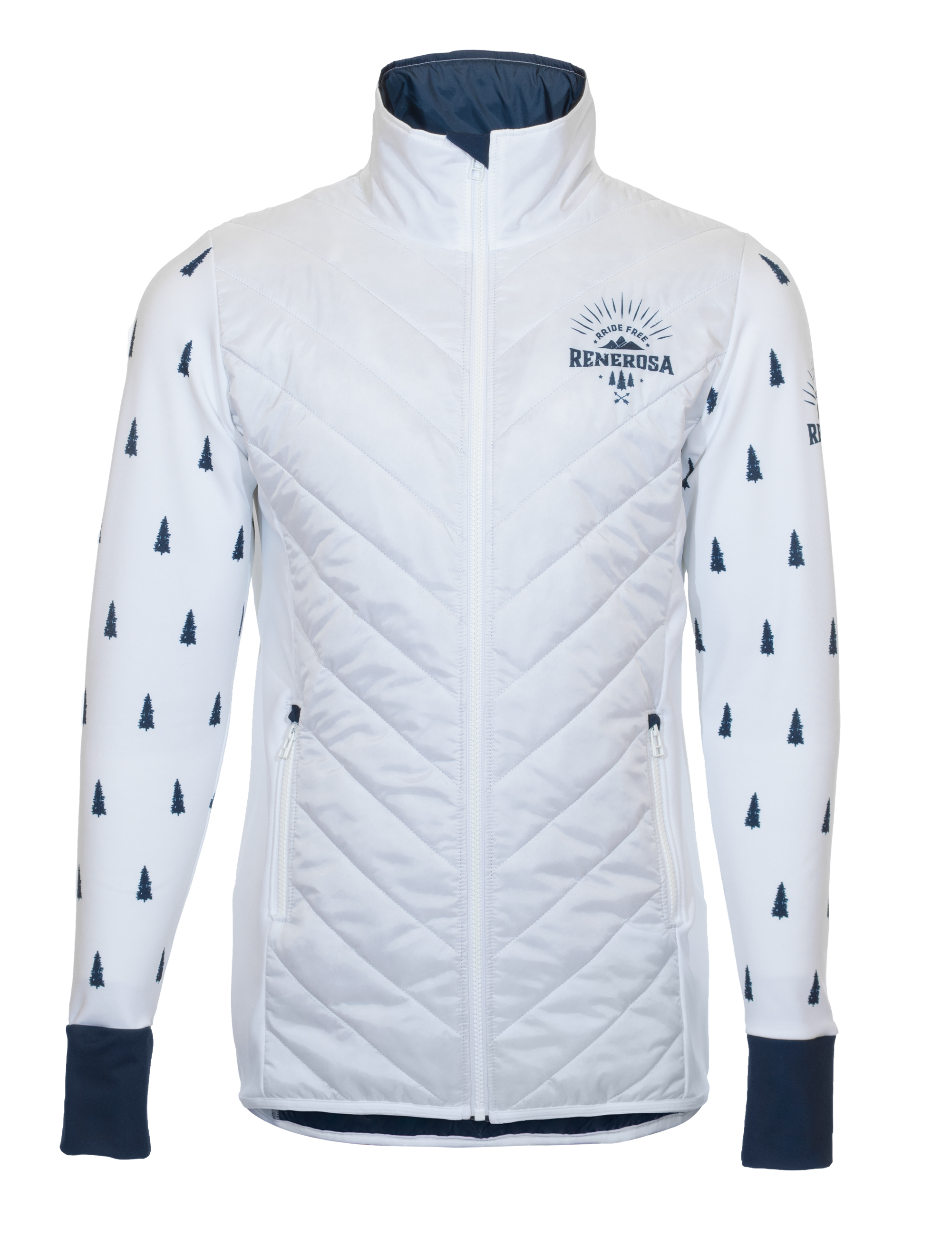 Multisport Steppjacke Ultimate RRT210M / RRide Free White Blue Multisport Steppjacke Ultimate RRT210M / RRide Free White Blue