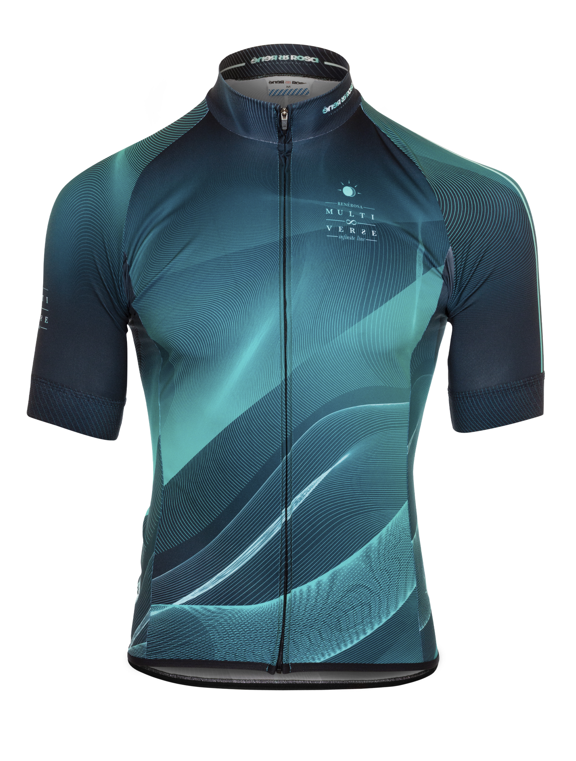 Kurzarm Radtrikot RRT046M / Multiverse - infinite line URANUS