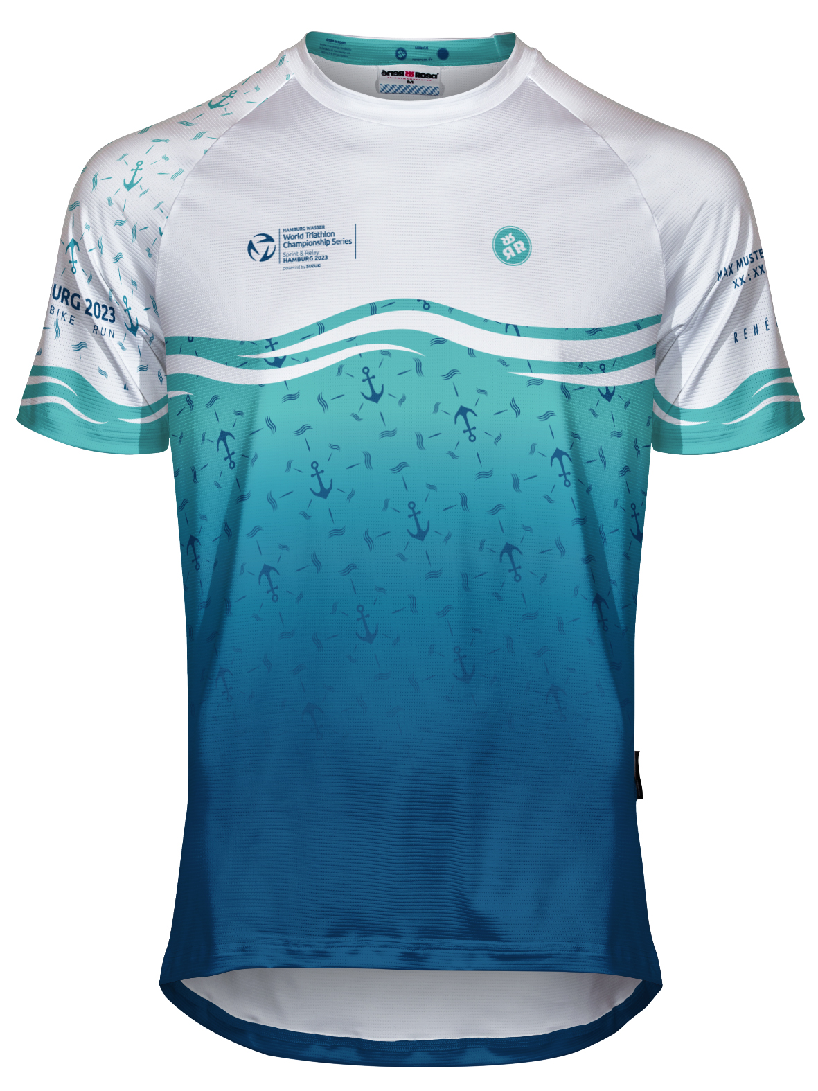 Laufshirt RRT801M /Running Shirt  World Triathlon Hamburg  Finisher 2023
