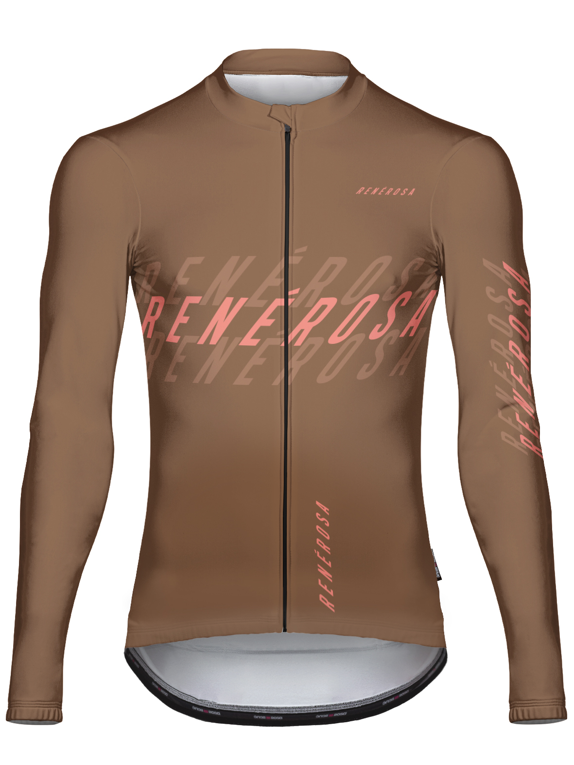 Langarmradtrikot RRT2074M / RenéRosa Neo- Chocolate