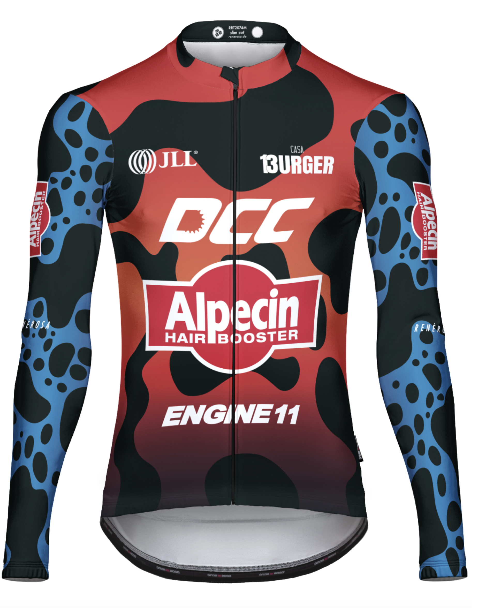 Langarmradtrikot RRT2074 / DCC Poison Frog