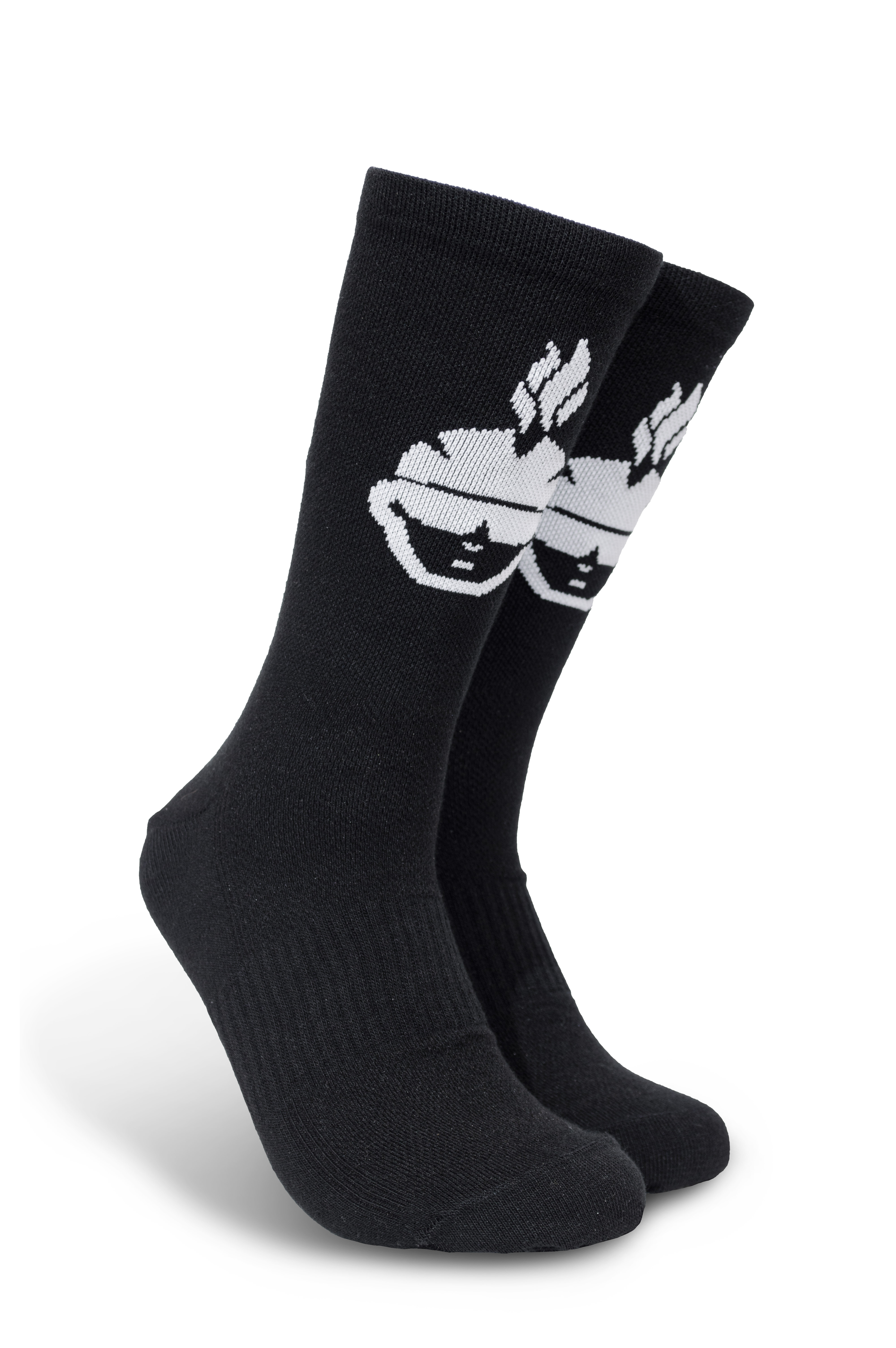 Gewebte Socken schwarz / Cycle Cafe