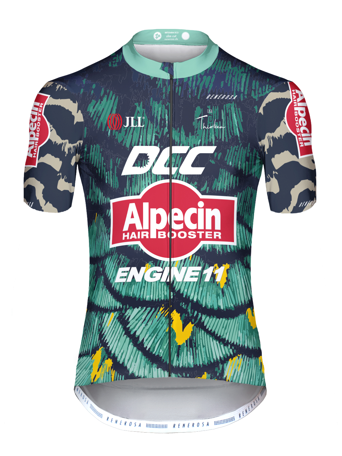Kurzarm Radtrikot  RRT2048 RenéRosa DCC 25 Peacock