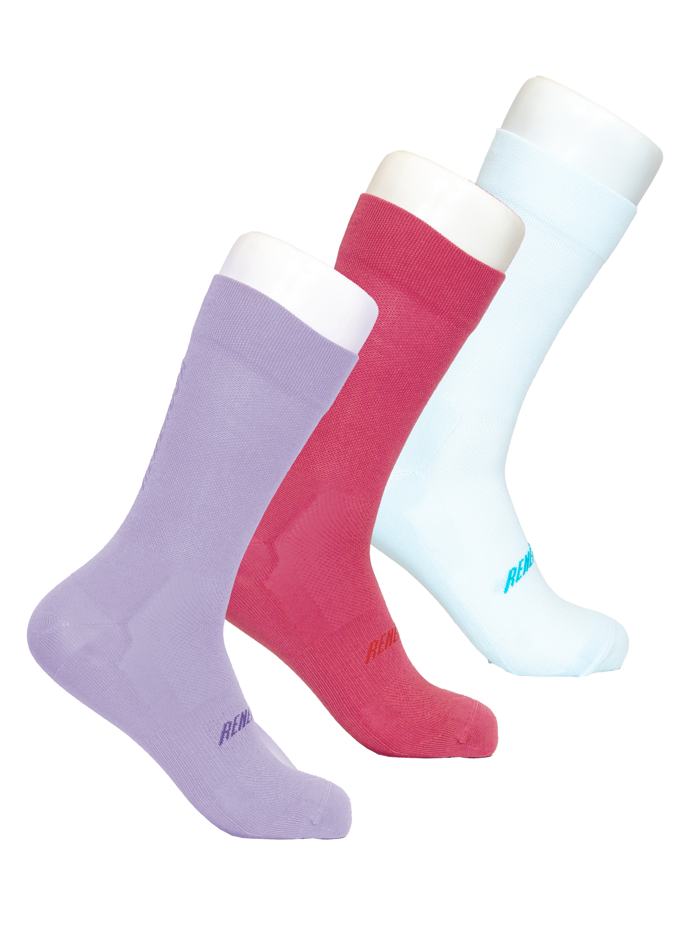 3er Pack Road Bike Socken / RenéRosa NeoPure 