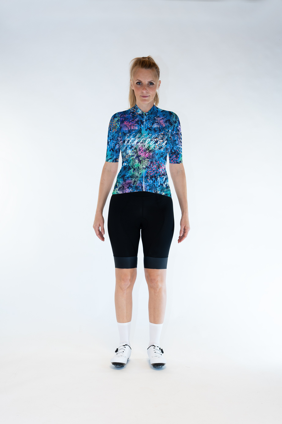 Kurzarm Radtrikot  RRT2048 RenéRosa Neo-TropicalFlower