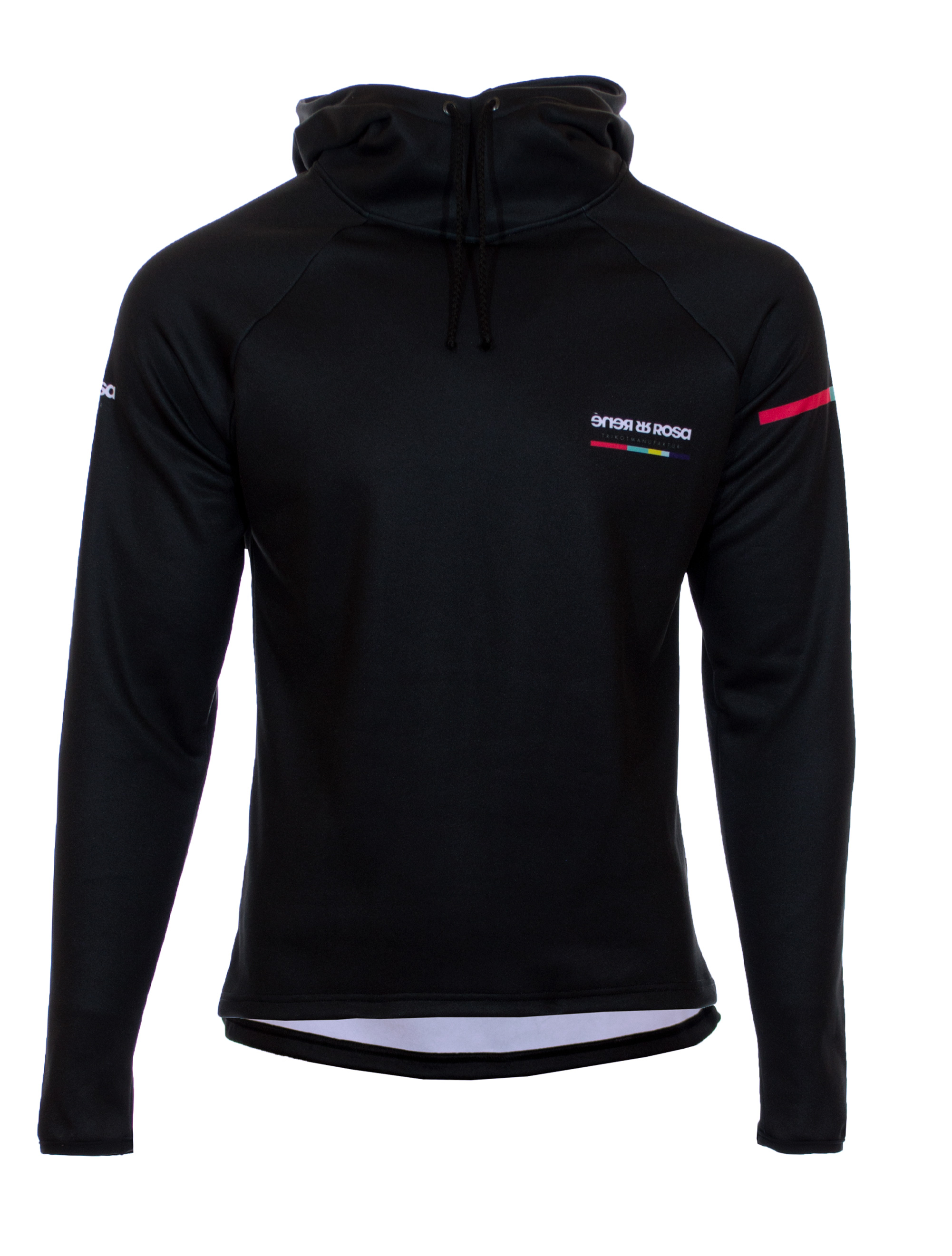 Sport Funktions-Hoodie RRT3244M / RR-Stripes schwarz