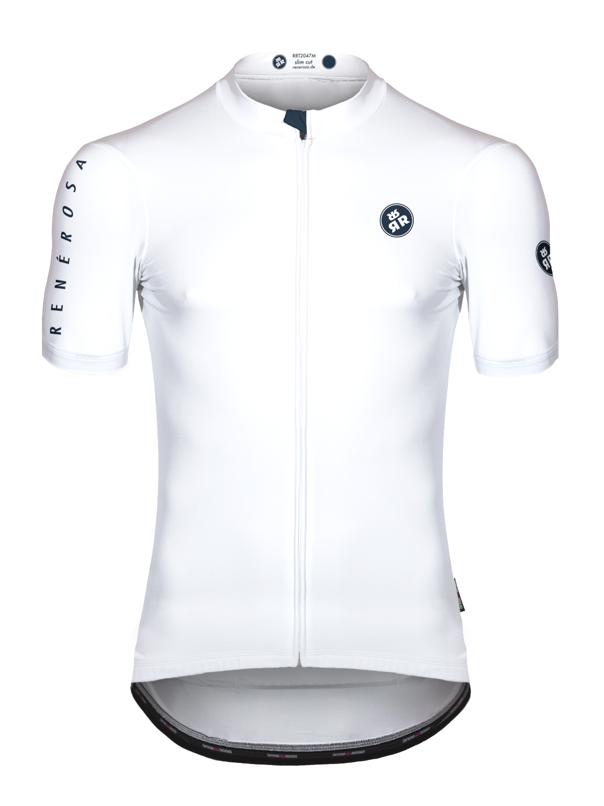 Kurzarm Radtrikot Männer RRT2048M Eco CC22 Weiss
