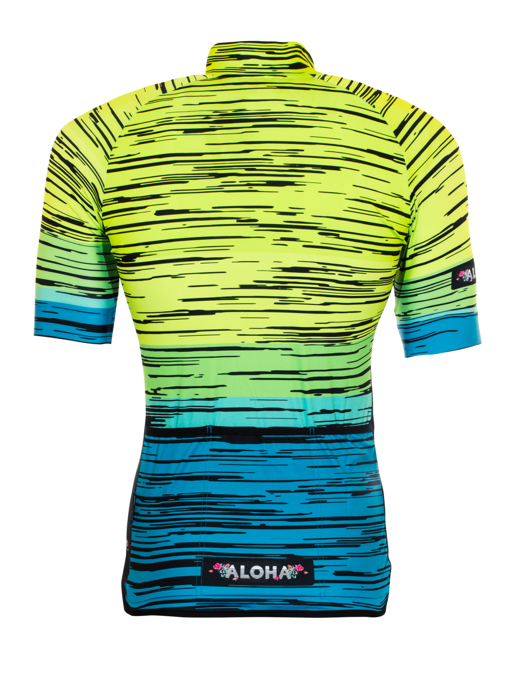 Kurzarm Radtrikot RRT046M / Aloha Lime