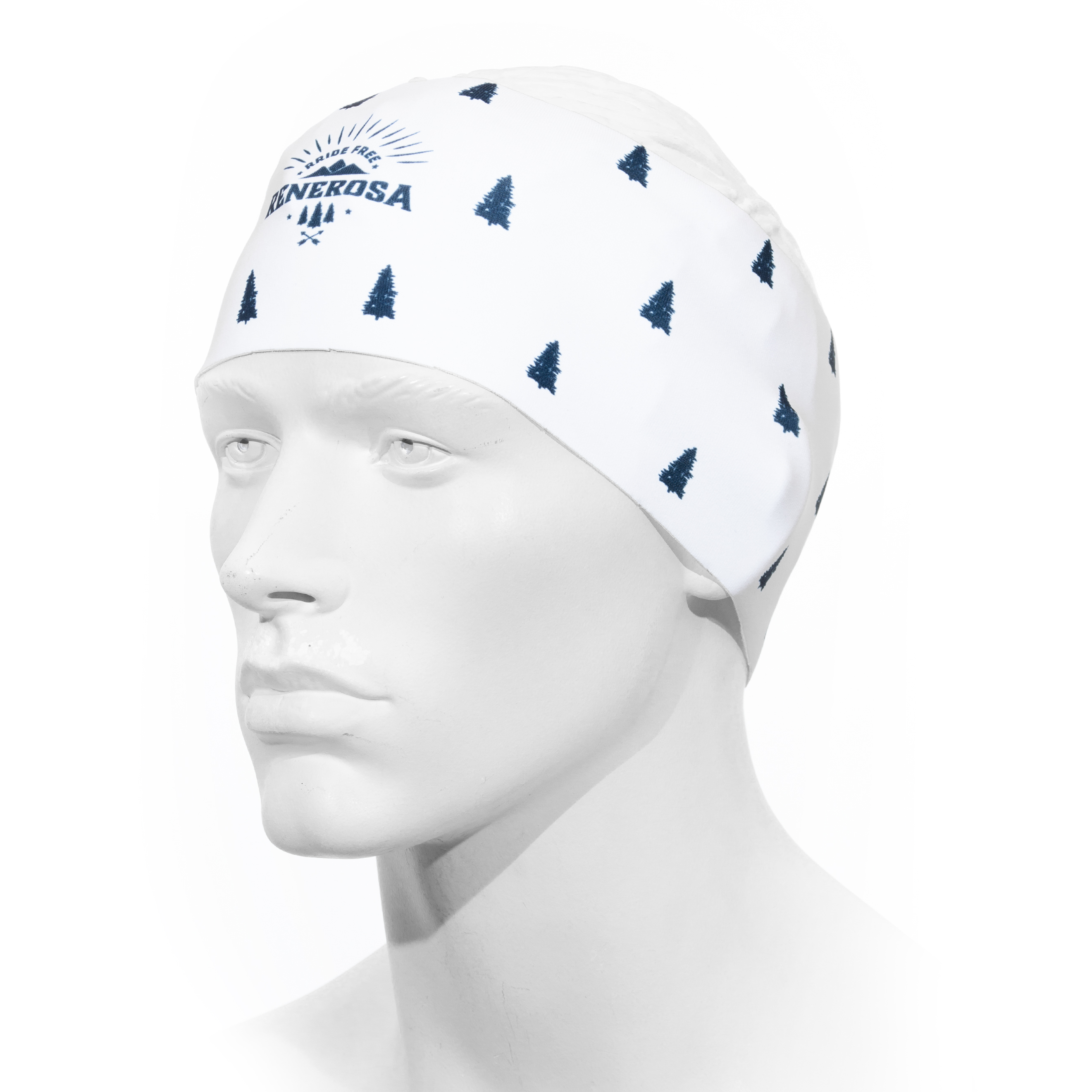 Headband Cross Country Skier RRT991U / RRideFree White Blue