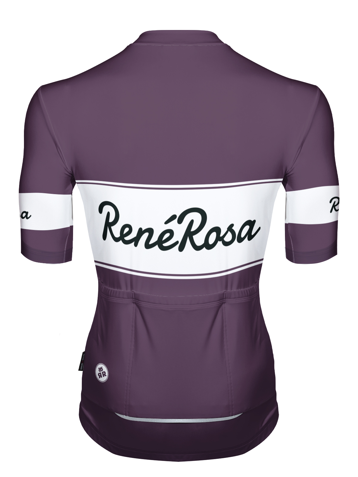 Kurzarm Radtrikot RRT2048M RenéRosa Vintagestyle Aubergine Kurzarm Radtrikot RRT2048M RenéRosa Vintagestyle Aubergine