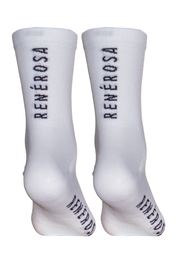 Fahrradsocken 985U / RenéRosa weiss