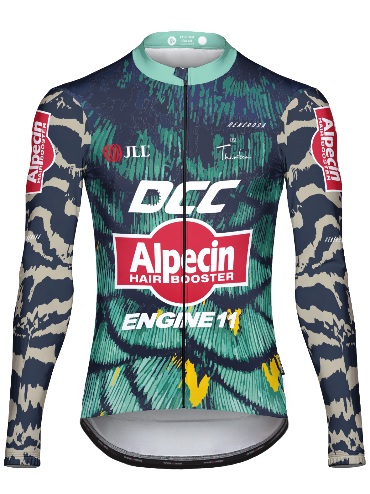 Langarmradtrikot RRT2074M / DCC 25 Peacock