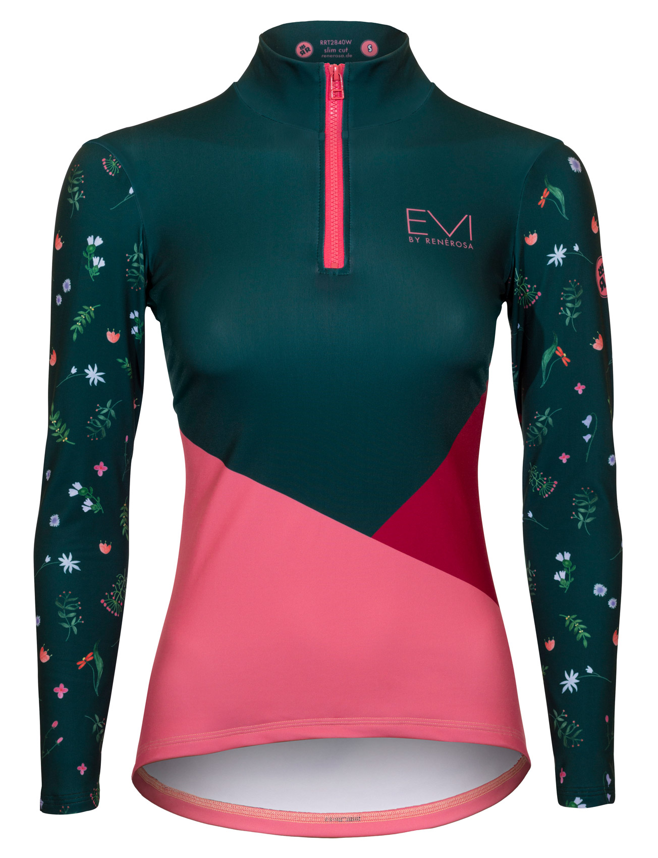 Longsleeve Base Layer RRT2840W / Evi  Bergblüte Tannengrün 