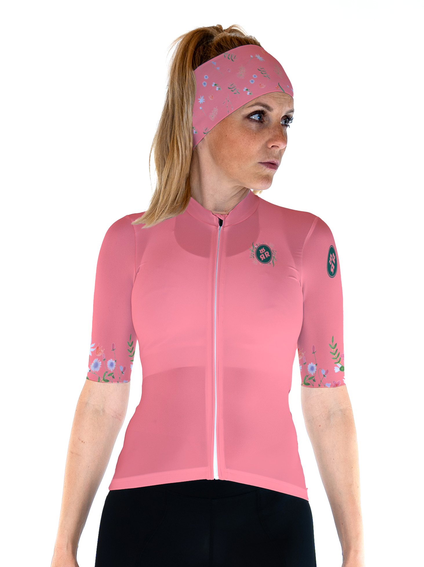 Stirnband Langläufer RRT991U / Evi Bergblüte   Rosé