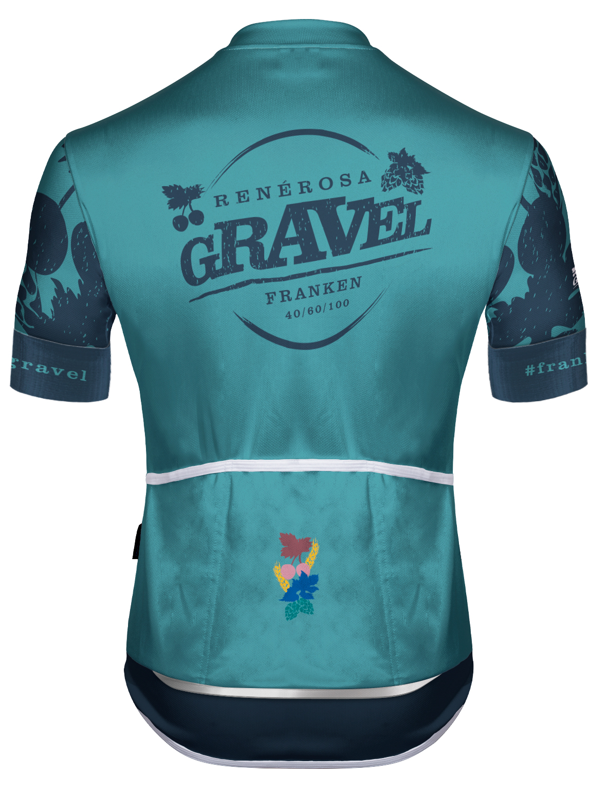 Kurzarm Radtrikot RRT2047M / Hagsbronn Pastelpetrol Kurzarm Radtrikot RRT2047M / Hagsbronn Pastelpetrol
