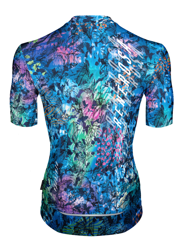 Kurzarm Radtrikot  RRT2048 RenéRosa Neo-TropicalFlower