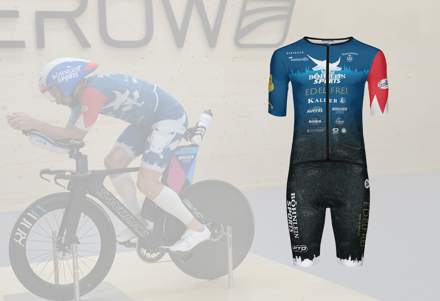 Aaero Triathlon Einteiler  RRT2777M Revolution/ RR CUSTOM Design