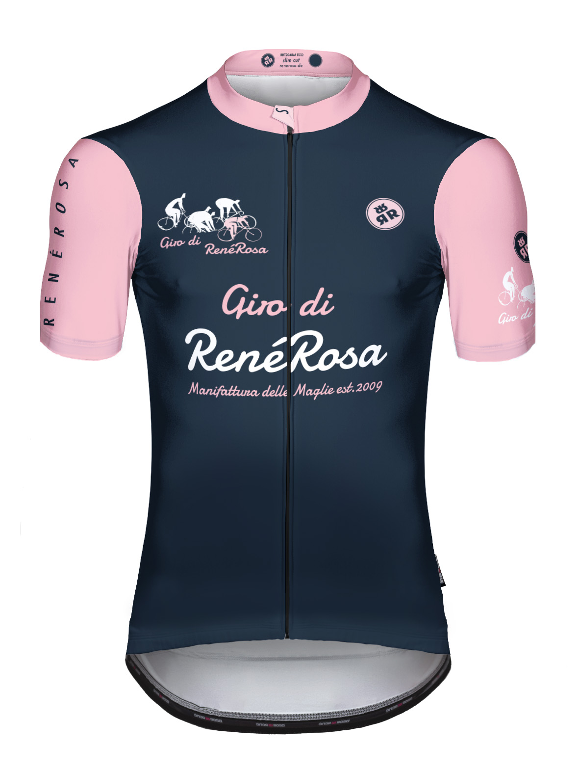 Kurzarm Radtrikot  RRT2048M GirodiRenéRosa