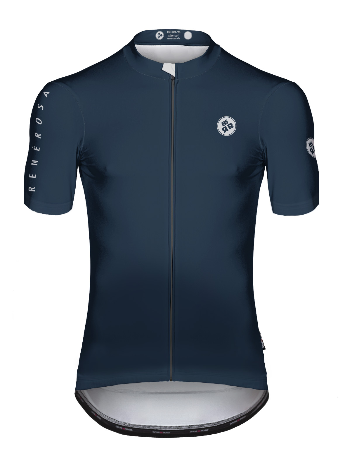 Kurzarm Radtrikot Männer RRT2048 Eco CC22 Blau