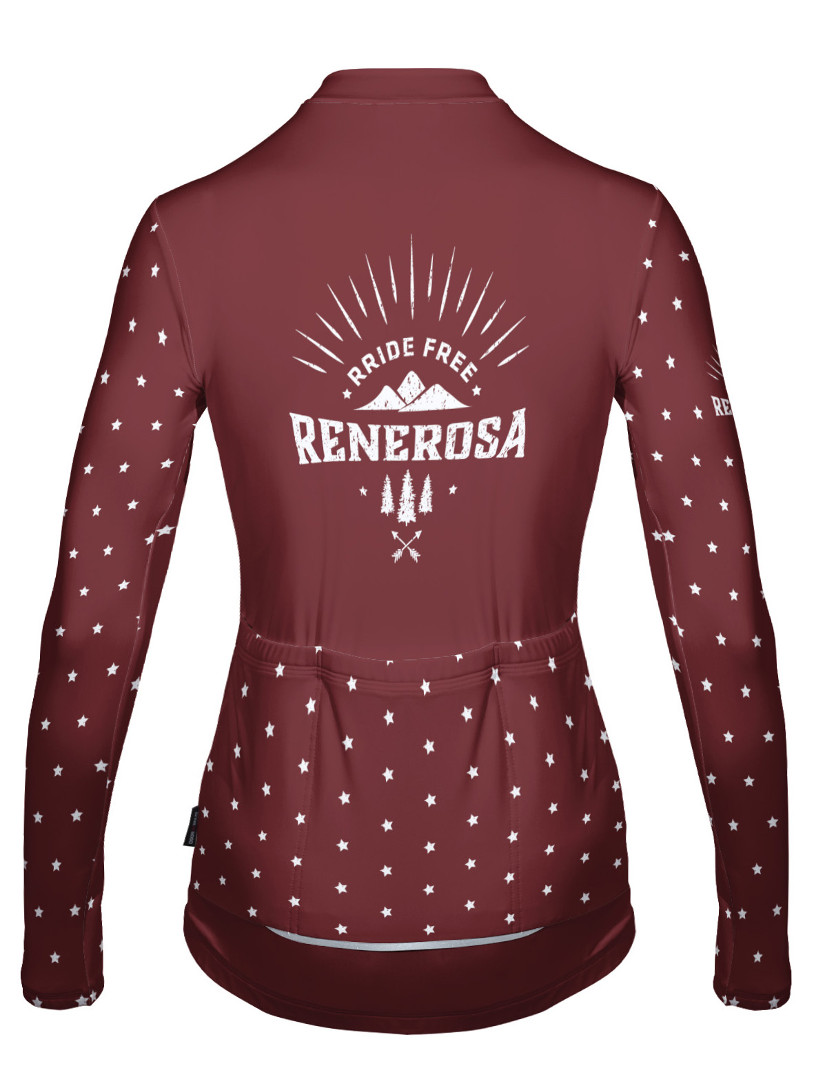 Langarmradtrikot RRT2074W Damen / RRideFree RoastedRed